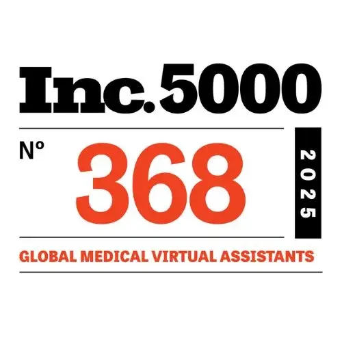 Inc. 5000 Rank Logo Square - Global Medical Virtual Assistants