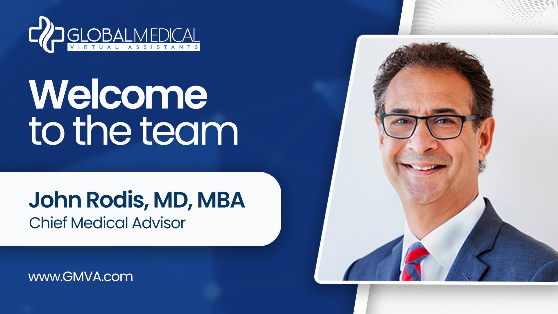 GMVA Appoints John F. Rodis, MD, MBA as Chief Medical Advisor